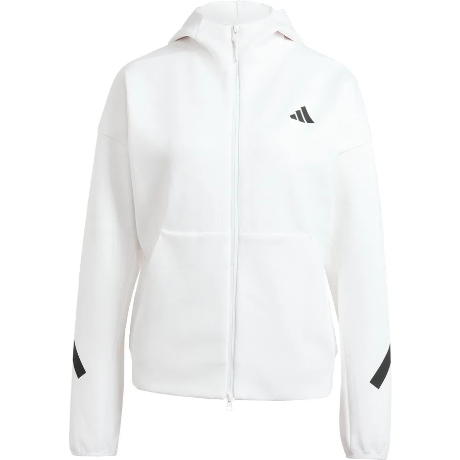 Худи с капюшоном и полной застежкой-молнией adidas Sportswear Z.N.E. Full Zip Hoodie, Черный — фото 3