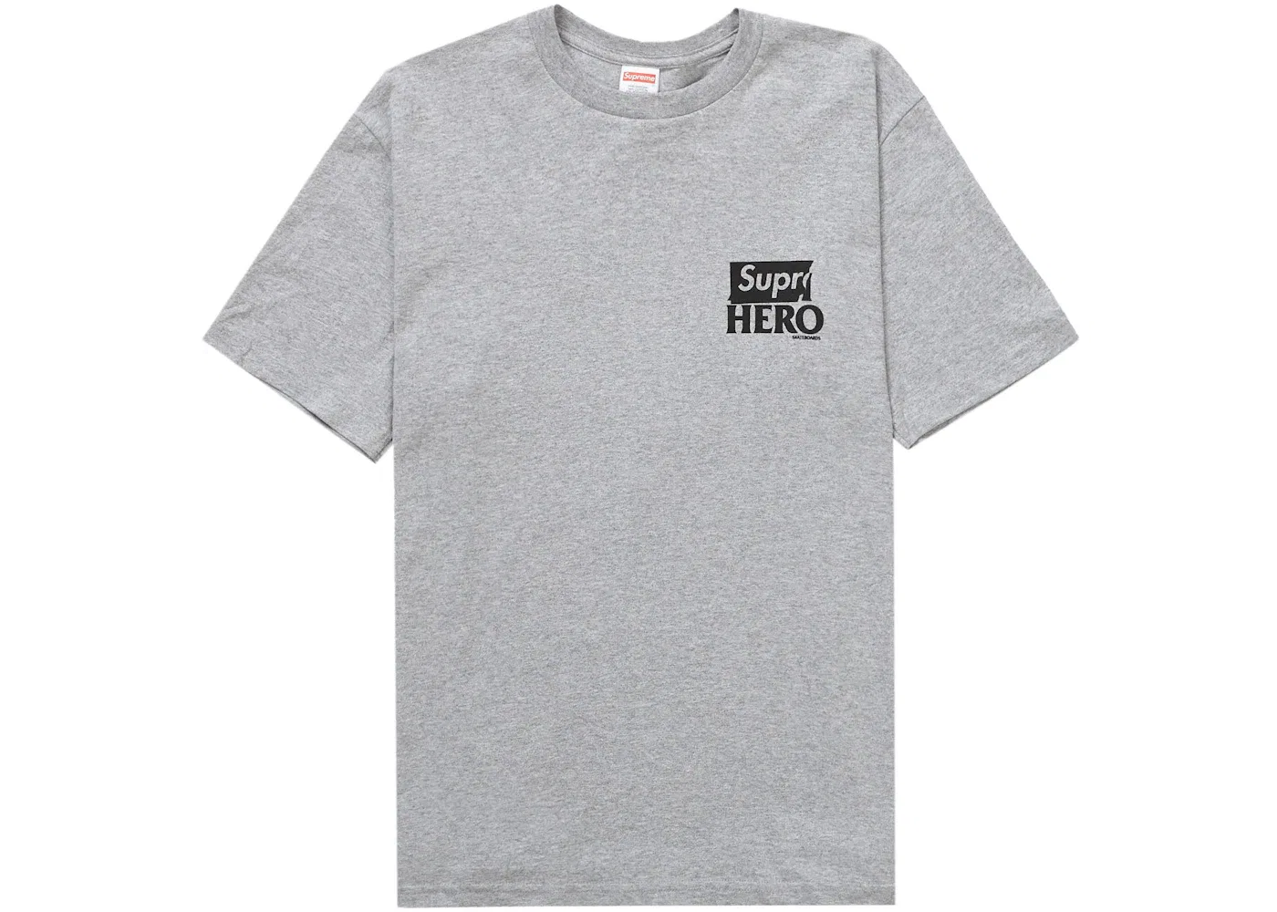Мужская футболка с принтом Supreme ANTIHERO Dog Tee, Heather Grey — фото 2