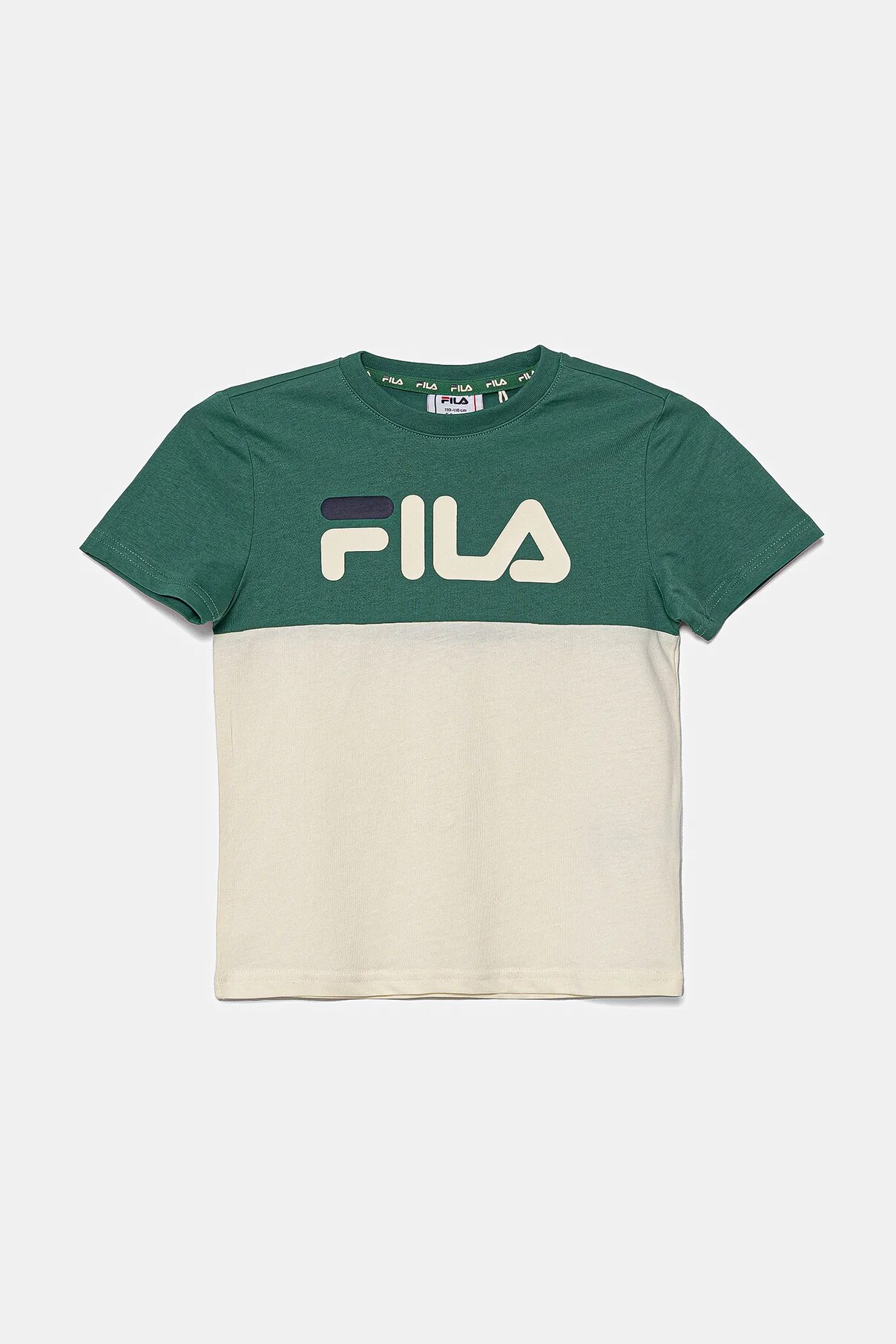 

Хлопковая футболка детская LOTTUM Fila, бежевый