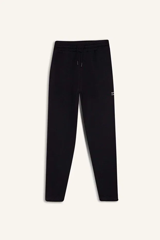 Детские спортивные штаны для девочек с принтом Jogger sweatpants girls g0578a826sp Defacto, Black-Bk81