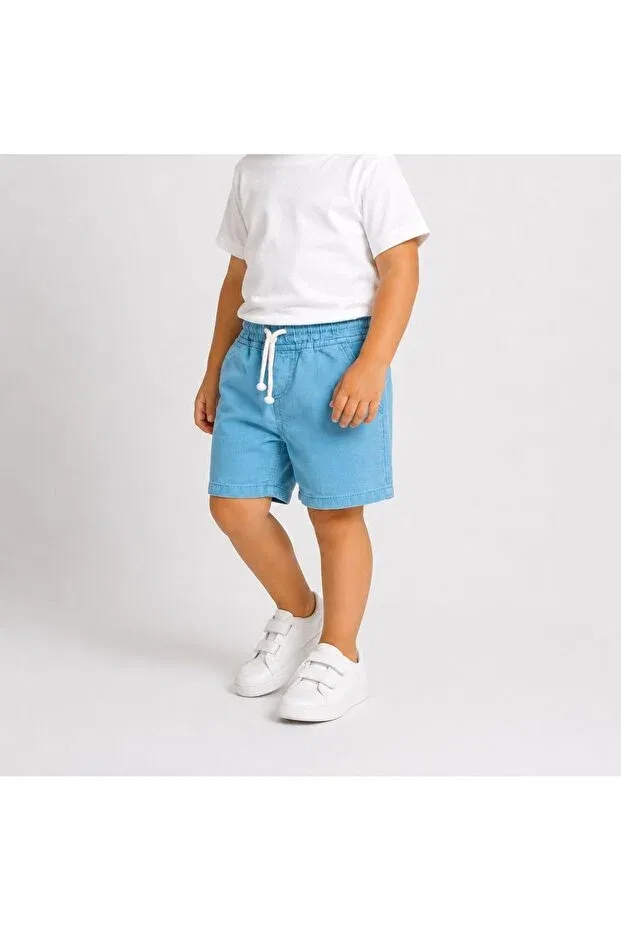 Детские шорты для девочек джинсовые Minny Max, Blue — фото 2