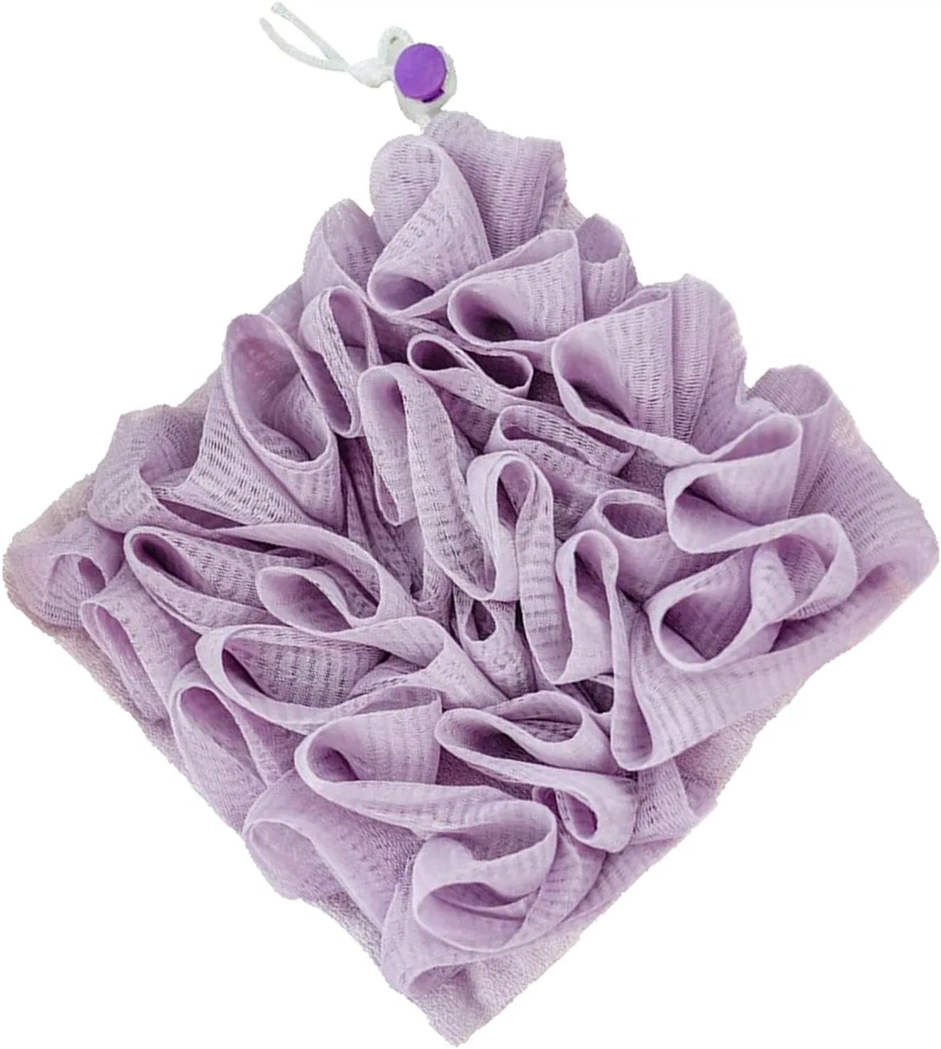 Мочалка-скраб для душа, Generic, 1 шт, 11.9 см, Dark Violet