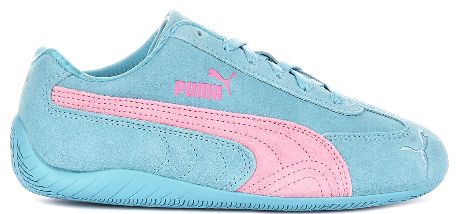 Детские кроссовки для мальчиков с низким профилем Speedcat Og Jr PUMA, Blue And Pink — фото 2