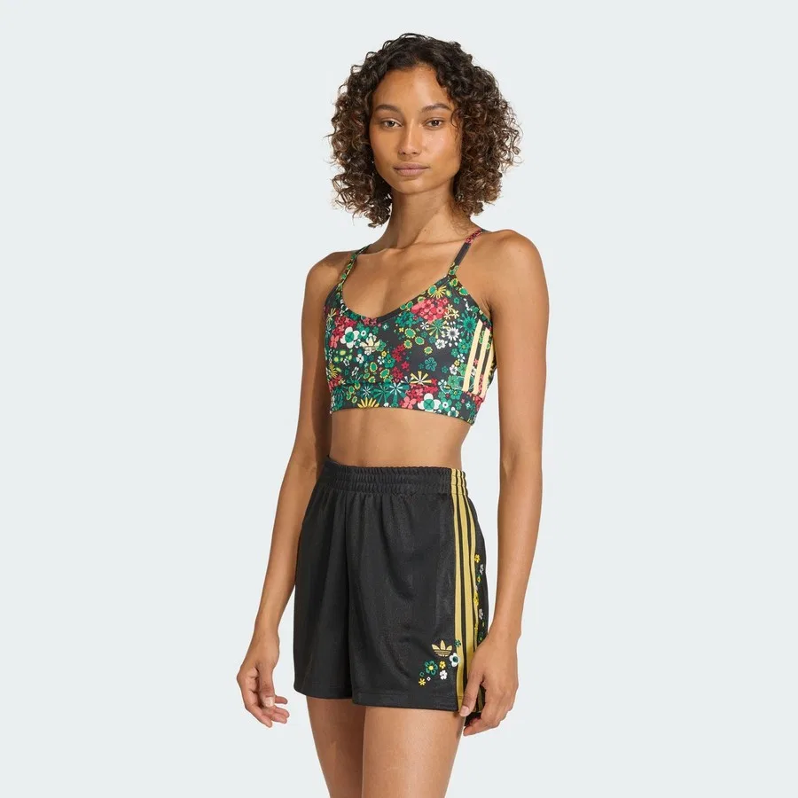 Бралетт модели Originals X Liberty London, бренд adidas, Черный