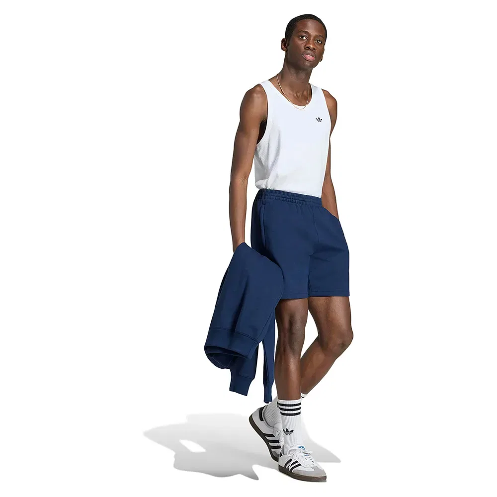 Шорты флисовые Trefoil Essentials 5´´ Adidas Originals, синий — фото 4