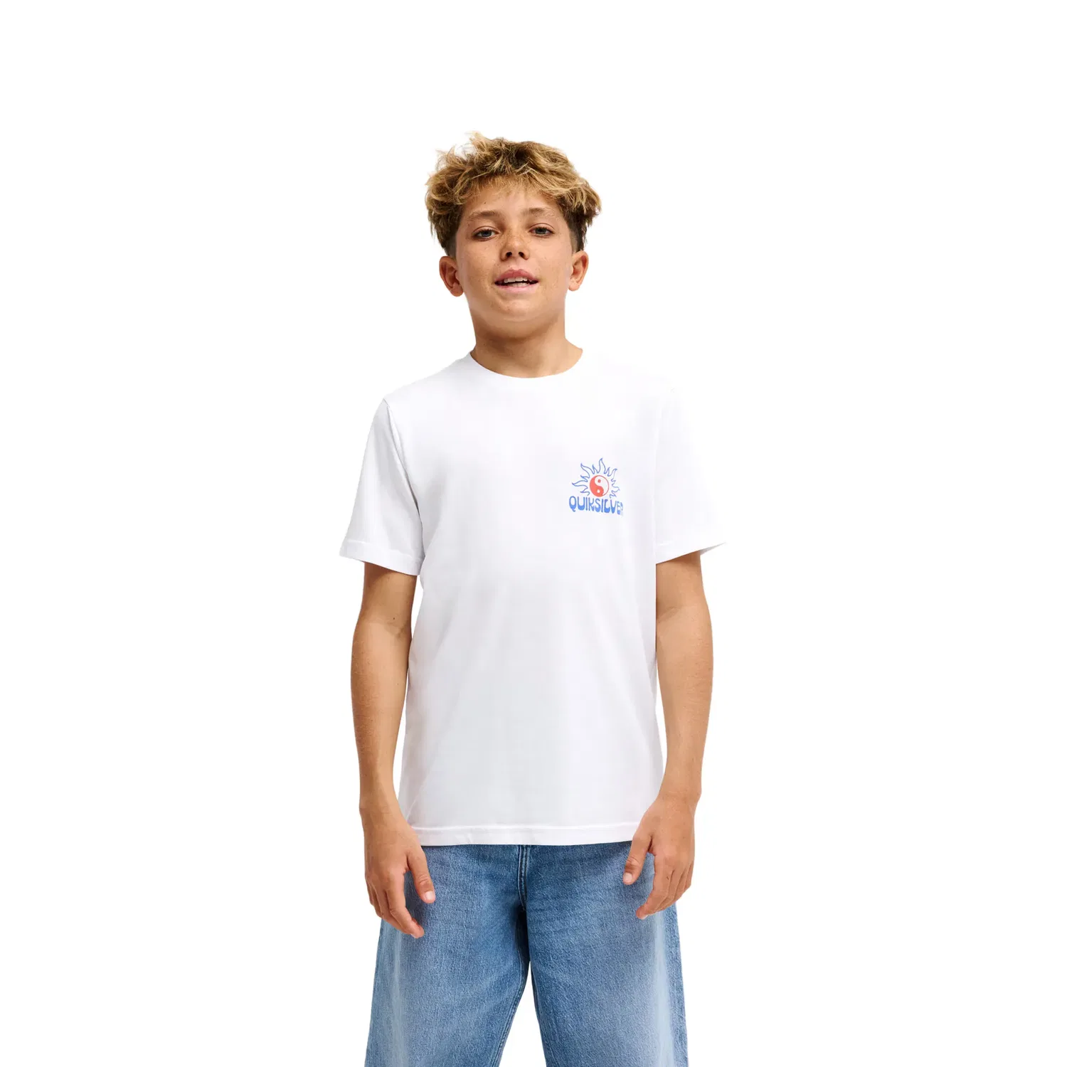 Детская футболка с коротким рукавом Quiksilver, Blanco