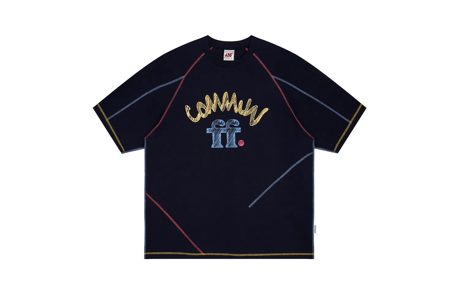 Детская футболка с круглым вырезом F426, Navy Blue