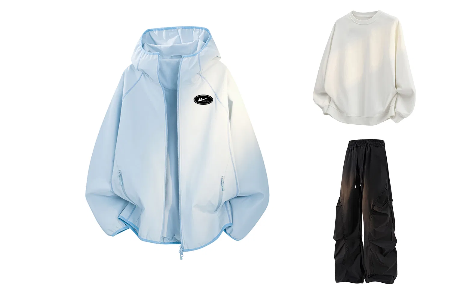 Детский комплект худи с брюками с принтом Sweatshirt Sets WARRIOR — фото 3