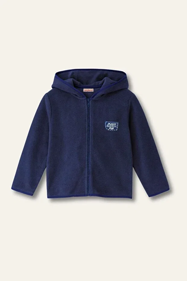 Детское худи на молнии с капюшоном Generic Brands, Indigo