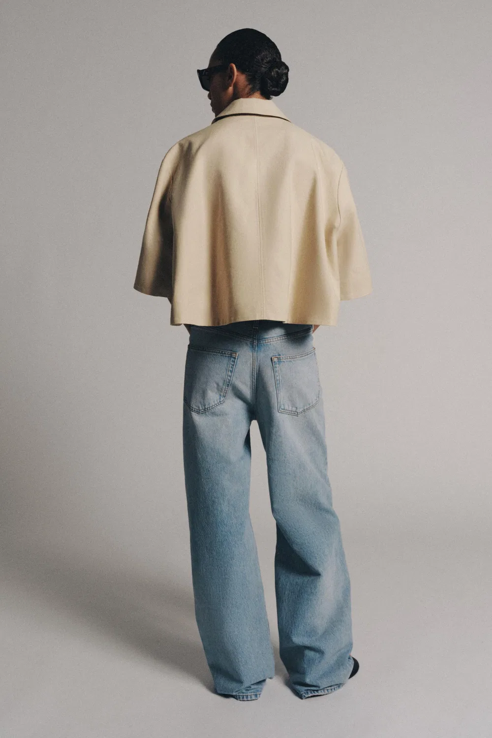 Короткая куртка из коллекции ZW ZARA, Beige — фото 4