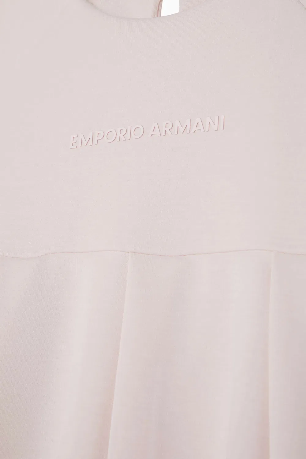 Платье с логотипом Logo Emporio Armani, розовый — фото 3