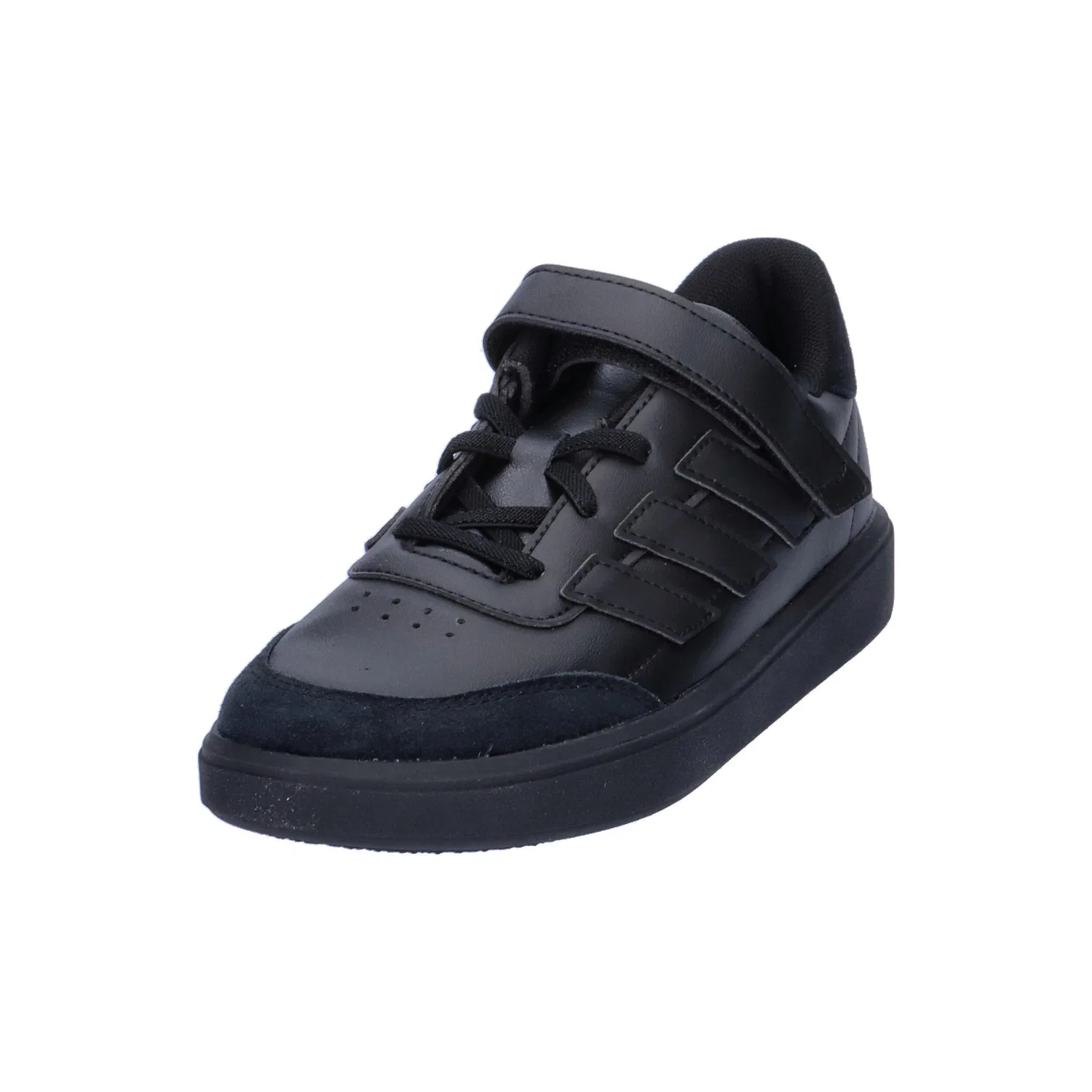 Детские кроссовки с липучкой COURTBLOCK EL C Adidas, Schwarz — фото 4