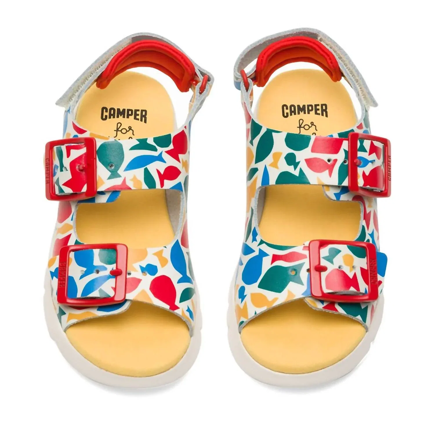 Детские сандалии с открытым носом Oruga Sandal Camper, мультиколор — фото 4