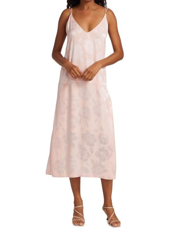 

Платье-комбинация halstatt с цветочным принтом Rachel Comey Blush