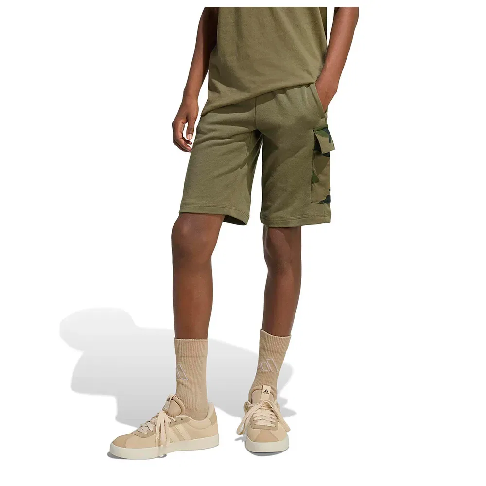 Шорты камуфляжные Adidas Seasonals, зеленый