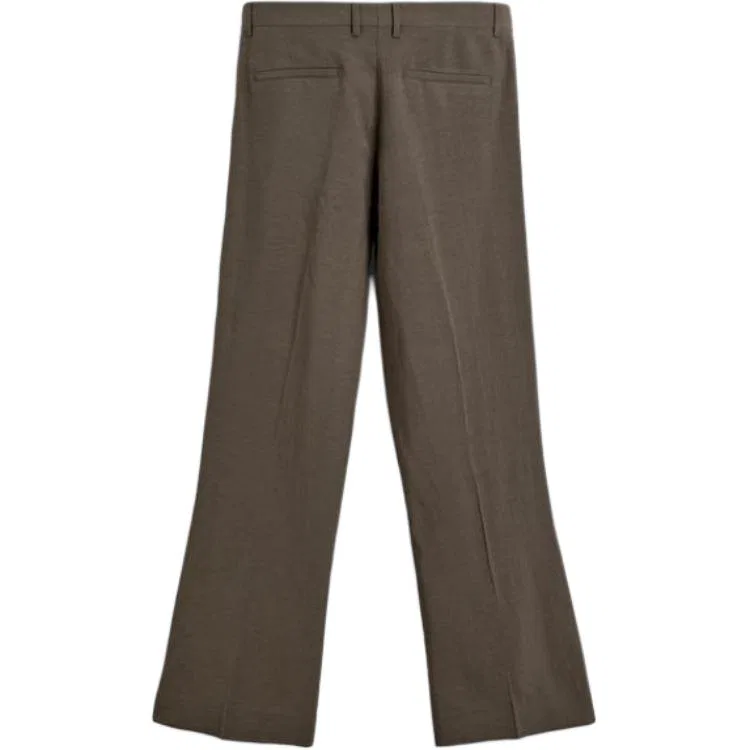 Мужские брюки классические Brown/Dark Taupe ZARA — фото 3