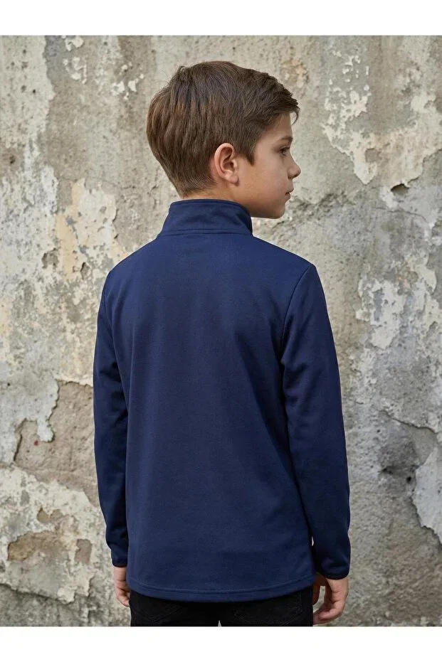 Детские свитшот для мальчиков с длинным рукавом Claw Up Work, Navy Blue — фото 4