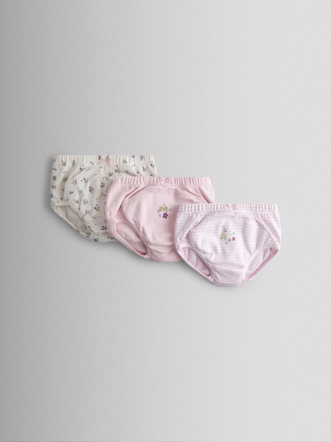 Тренировочные трусики 3 шт., JoJo Maman Bébé, розовый
