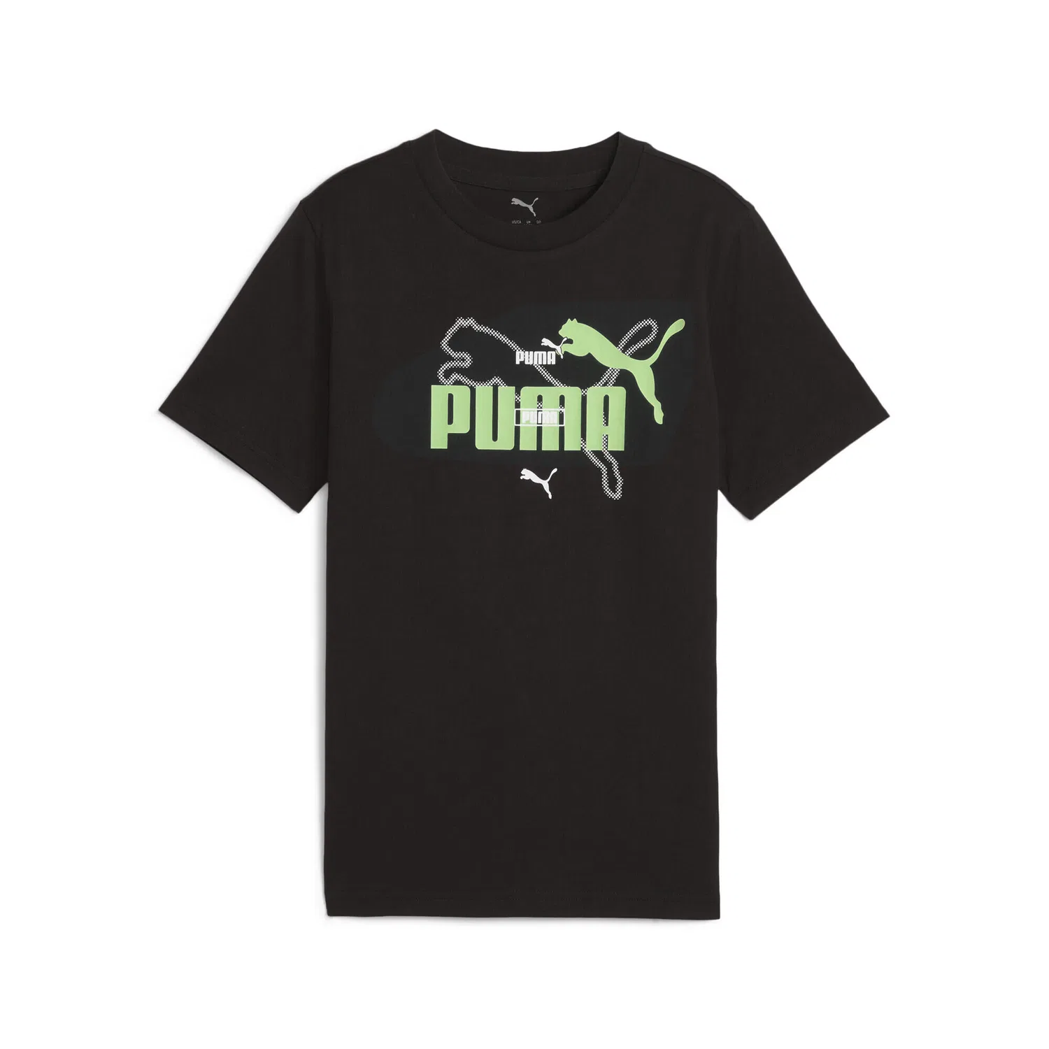 Детская футболка с принтом Essentials Logo Lab Summer Puma, Black — фото 4