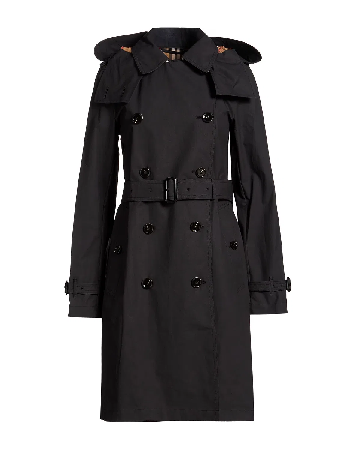 Женский тренчкот с аппликациями Burberry, черный
