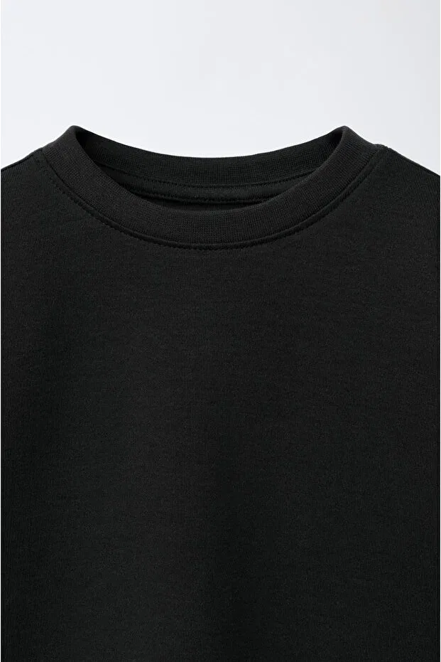 Детская футболка с принтом Astro bot Fasardi, Black — фото 3