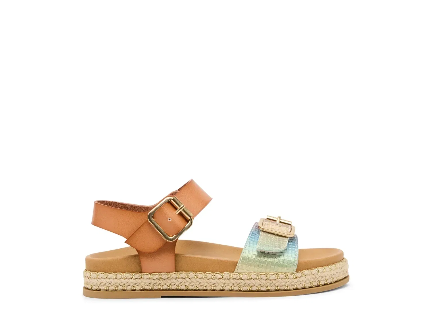 Сандалии Avenue с эспадрильей, Kids', Steve Madden, коричневый/мультиколор — фото 2