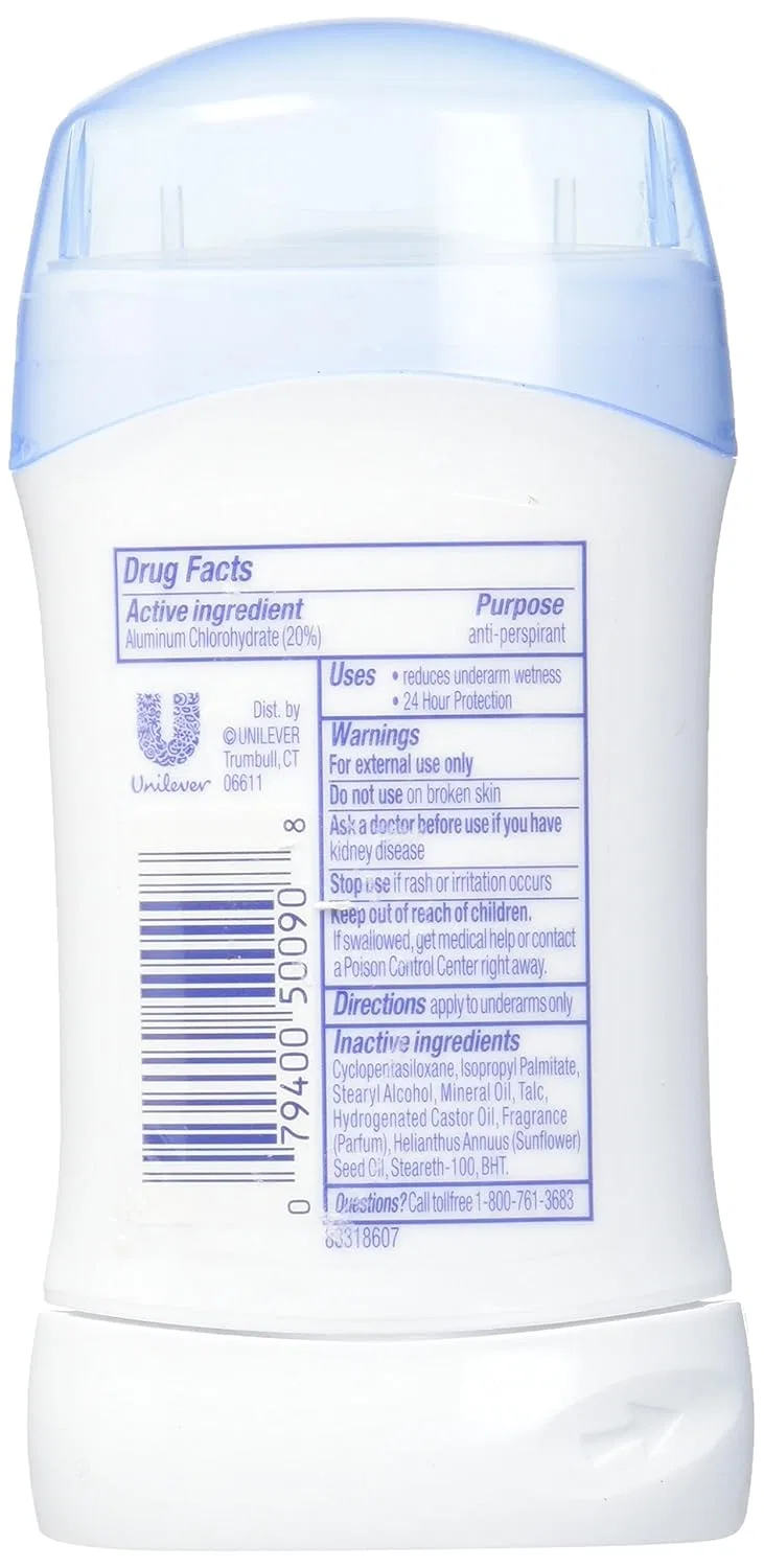 Антиперспирант-дезодорант Dove Invisible Solid Fresh, 5 шт, 1.6 fl oz — фото 2