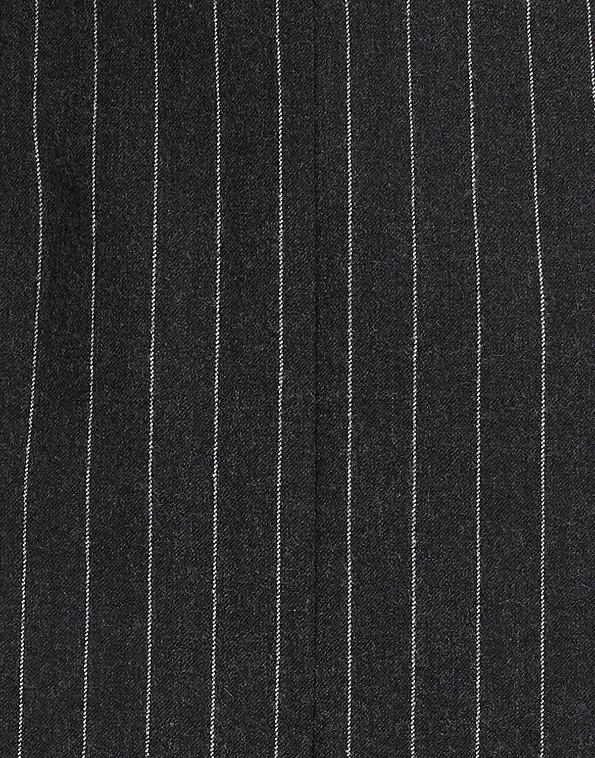 Женская юбка-карандаш из шерсти в полоску Saint Laurent, темно‑серый — фото 4