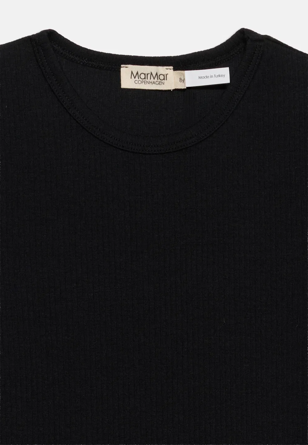 Простая футболка унисекс - базовая футболка Marmar Copenhagen, Black — фото 3