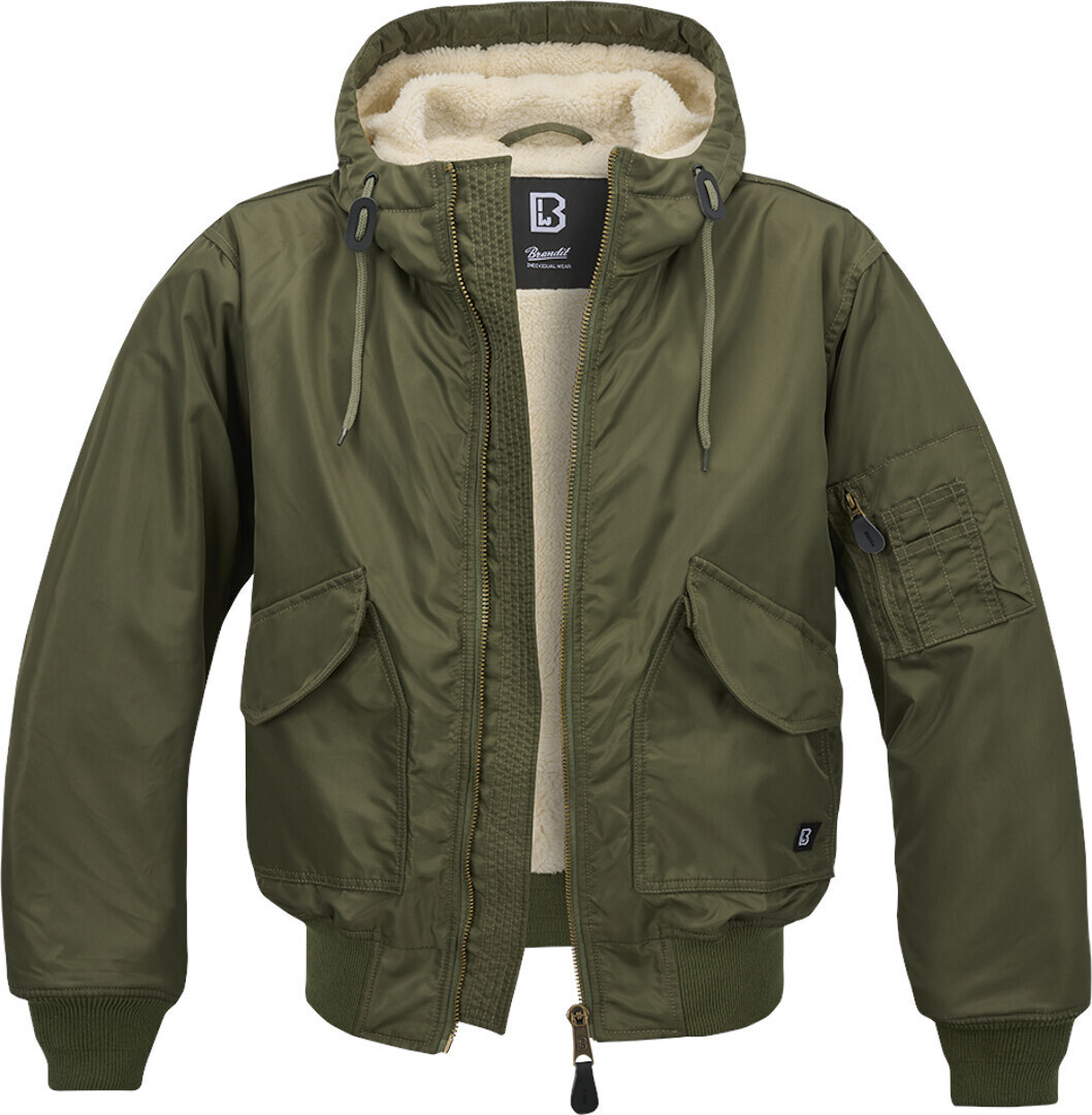 

Куртка Brandit CWU Hooded с капюшоном, оливковый, Зеленый, Куртка Brandit CWU Hooded с капюшоном, оливковый
