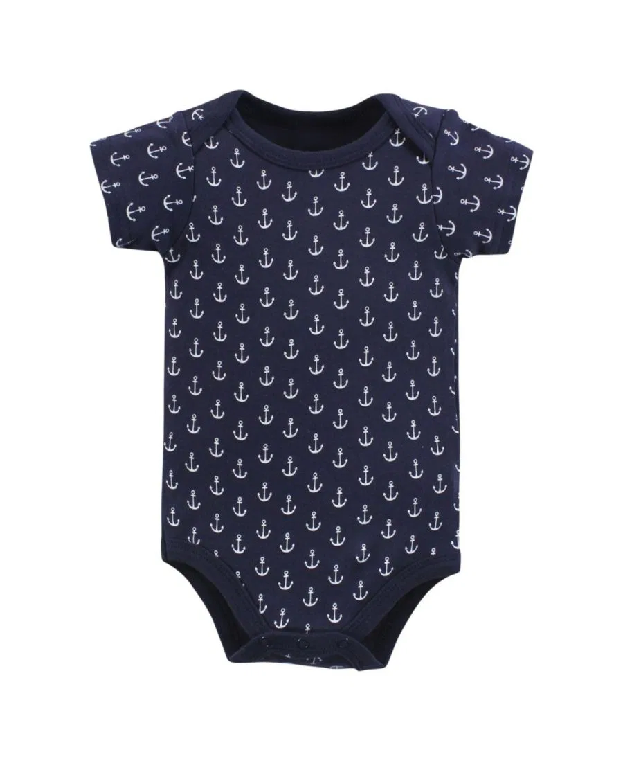 Комплект из 3 боди с коротким рукавом, хлопок Hudson Baby, Sailboat Polo — фото 3