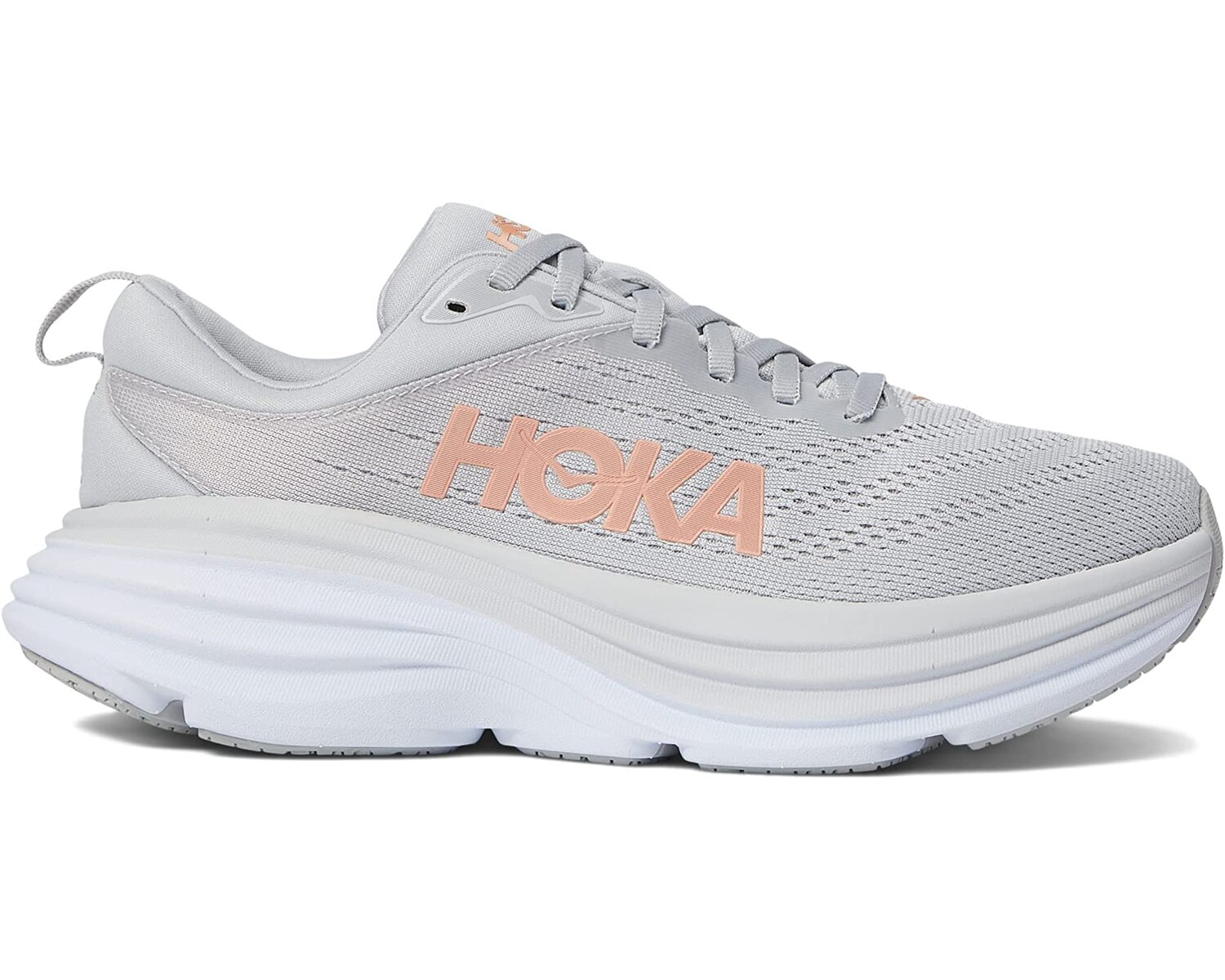 

Кроссовки Hoka Bondi 8, серо-бежевый