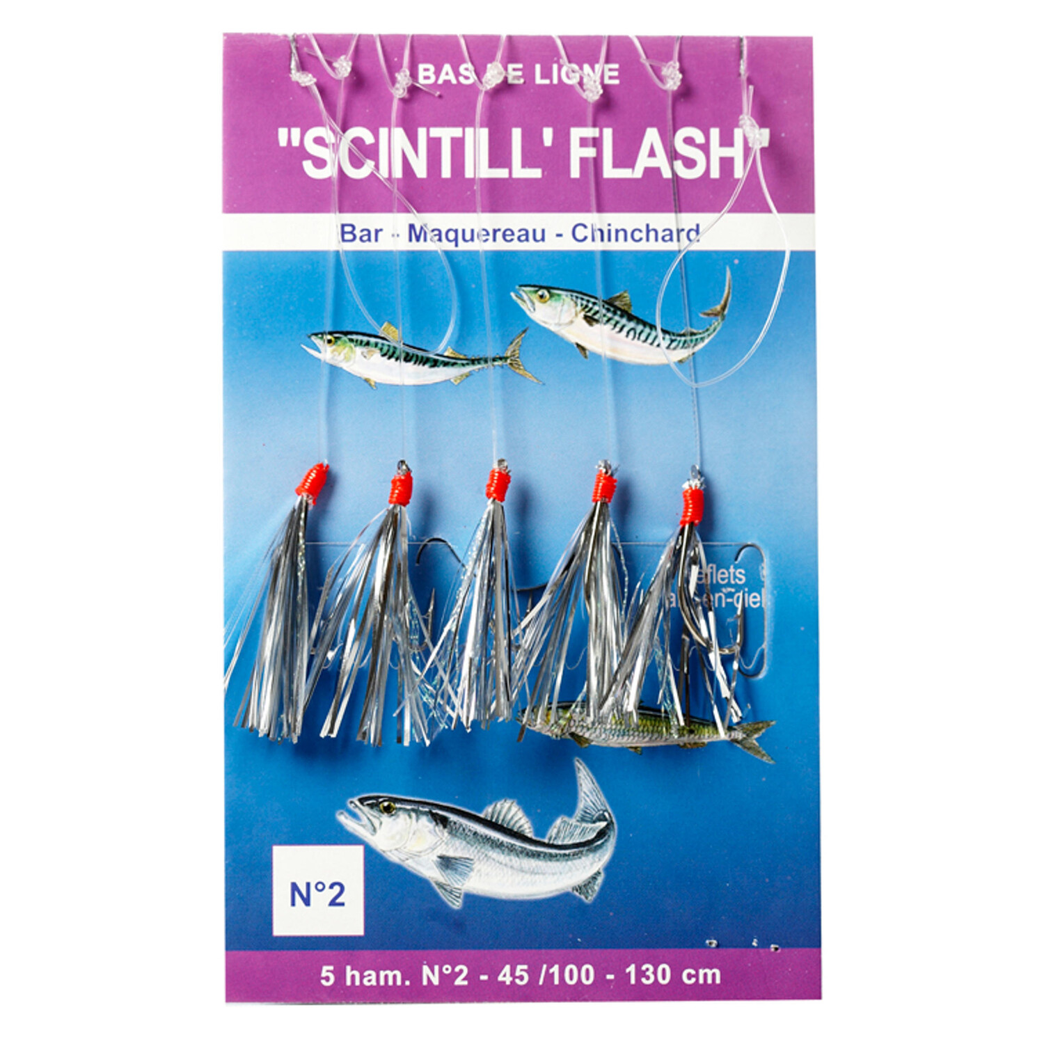 

Крючки Paternoster Scintill'flash 5 №2 FLASHMER