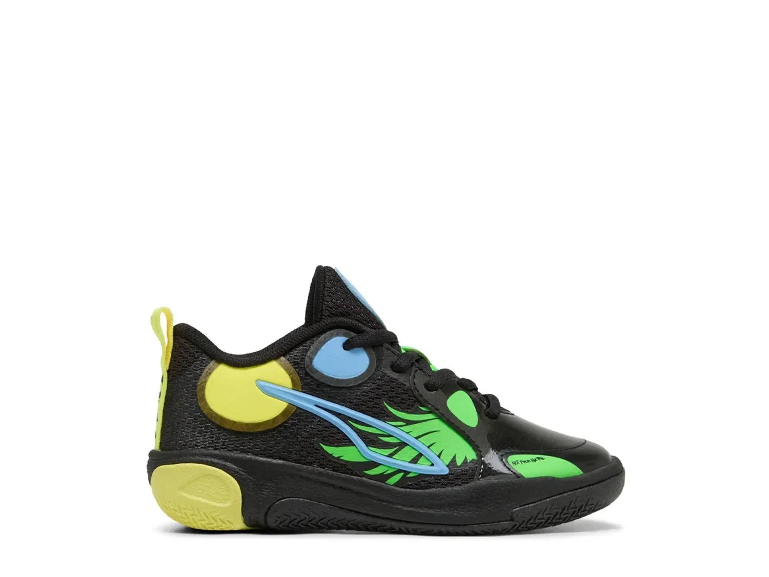 Кроссовки MB World.01, PUMA, черно-желтые
