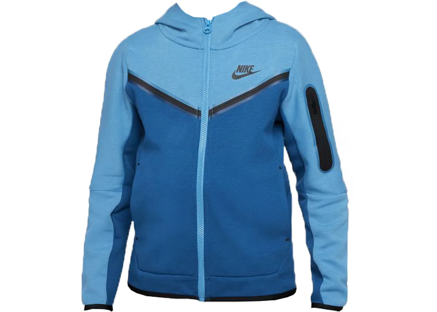 Детская куртка Nike Tech Fleece Hoodie, Dutch Blue/Court Blue/Black