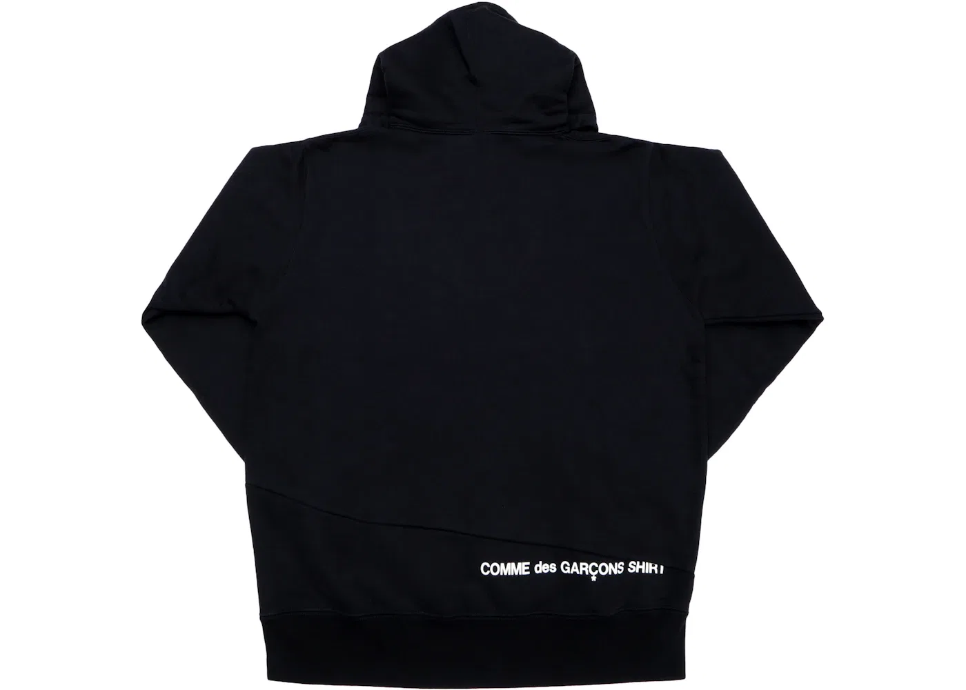 Мужская худи с принтом Split Box Logo Supreme x CDG Black — фото 2