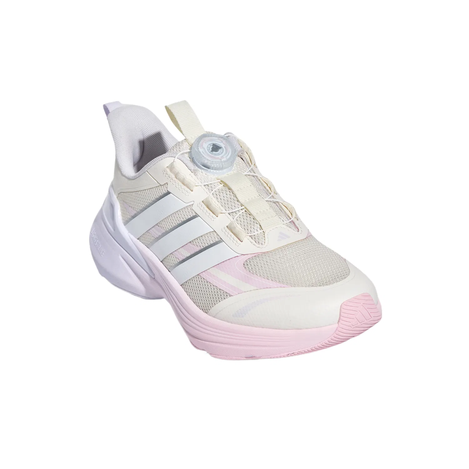 Детские кроссовки для мальчиков LIGHTDART Adidas, Clear Pink/White/Purple — фото 3