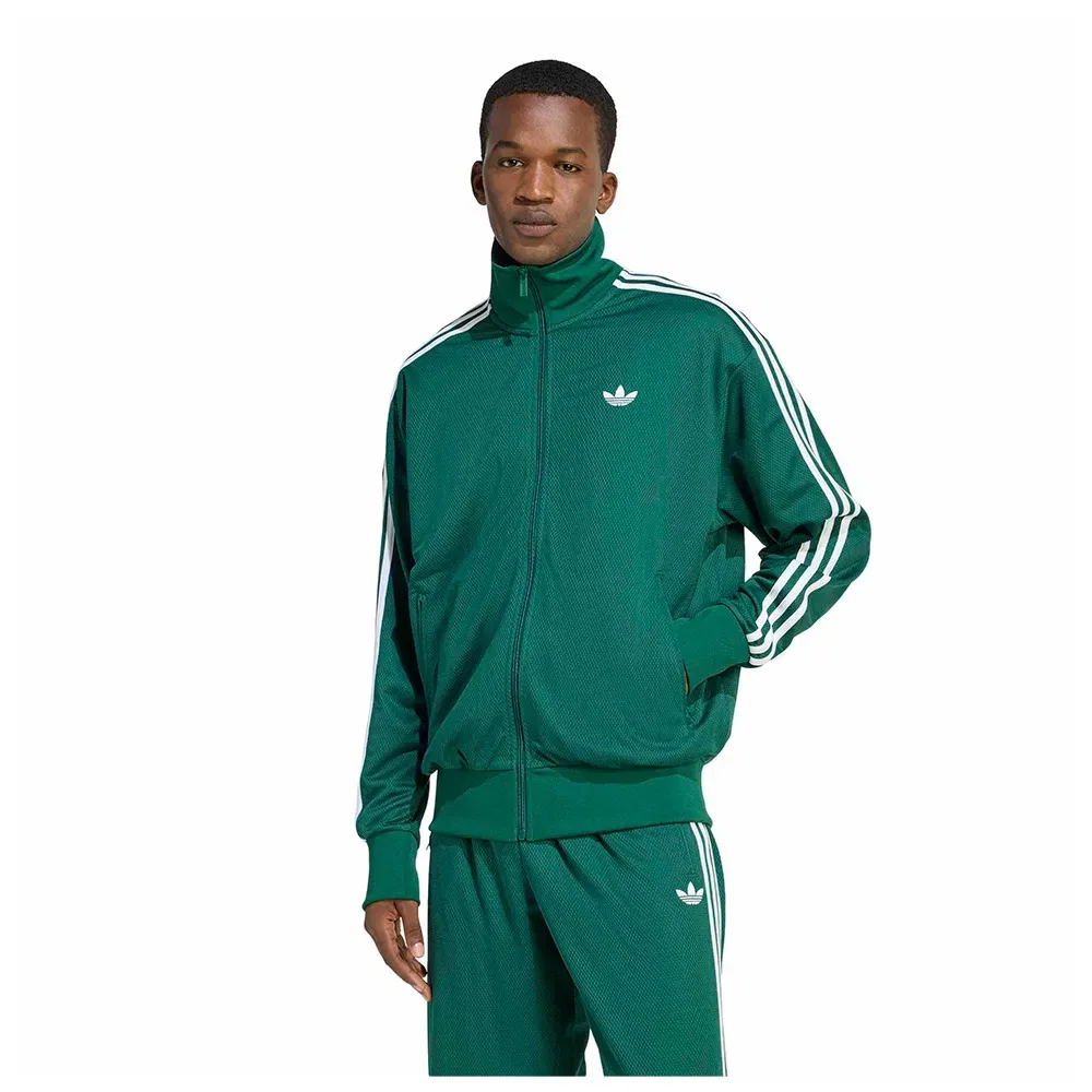 Свитшот на молнии Firebird Adicolor Adidas Originals, зеленый