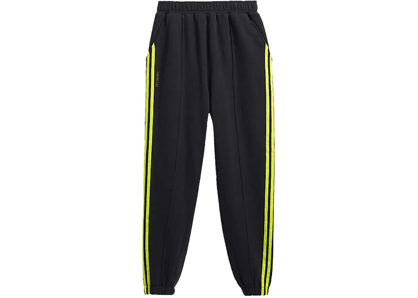Унисекс спортивные штаны с принтом Sweatpants (All Gender) Adidas, Black/Shock Lime