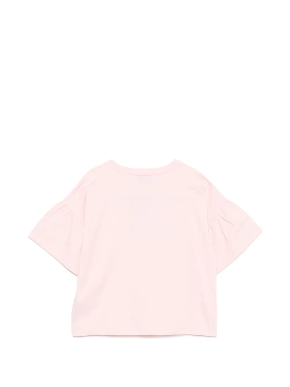 Футболка с графическим изображением мишки Moschino Kids, розовый — фото 2