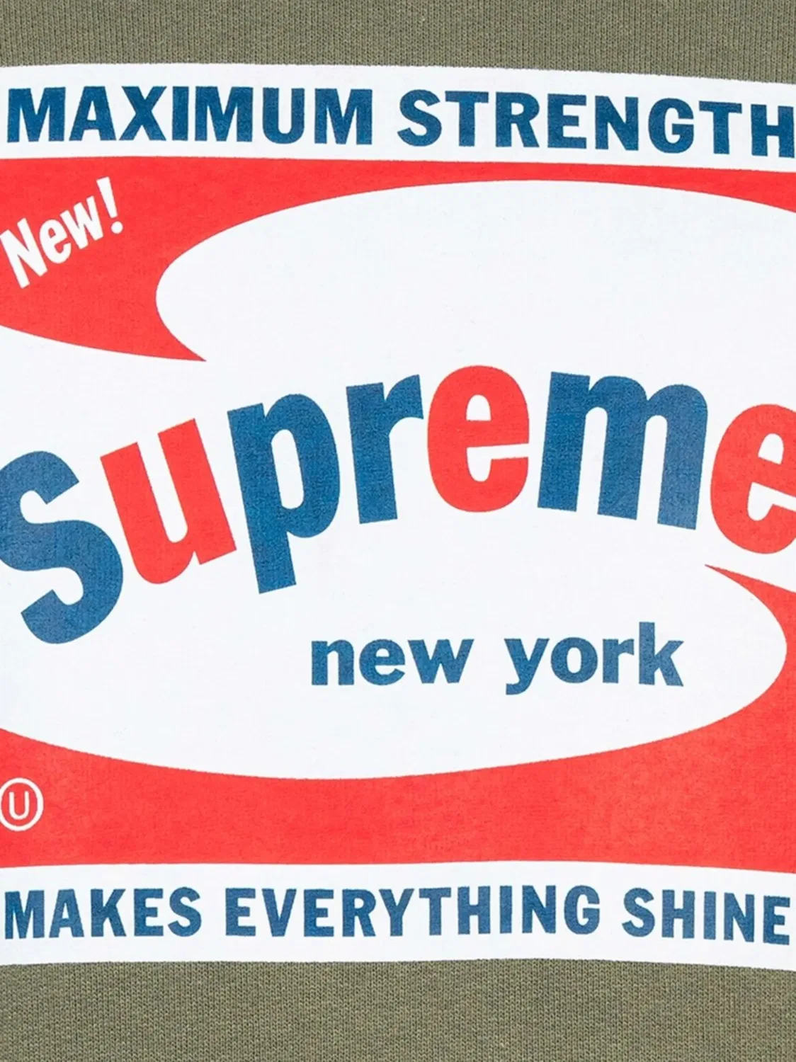 Supreme Худи с графическим принтом зеленый — фото 2