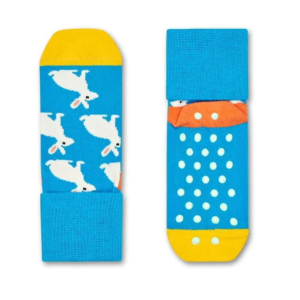 Носки детские антискользящие Bunny 2 пары Happy Socks, мультиколор — фото 3