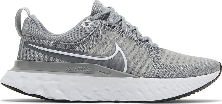 Кроссовки Nike Wmns React Infinity Run Flyknit 2 'Particle Grey', серый