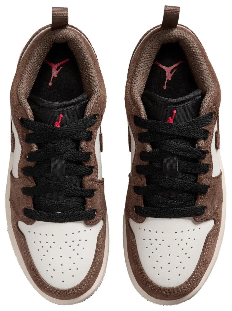 Кроссовки для мальчиков Jordan Retro 1 Low, цвет Brown/Black/White — фото 4