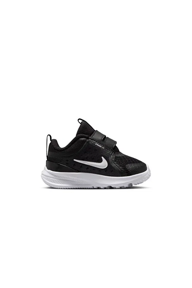 Детские повседневные кроссовки для девочек с принтом Star Runner 5 Nike, Black/White — фото 2