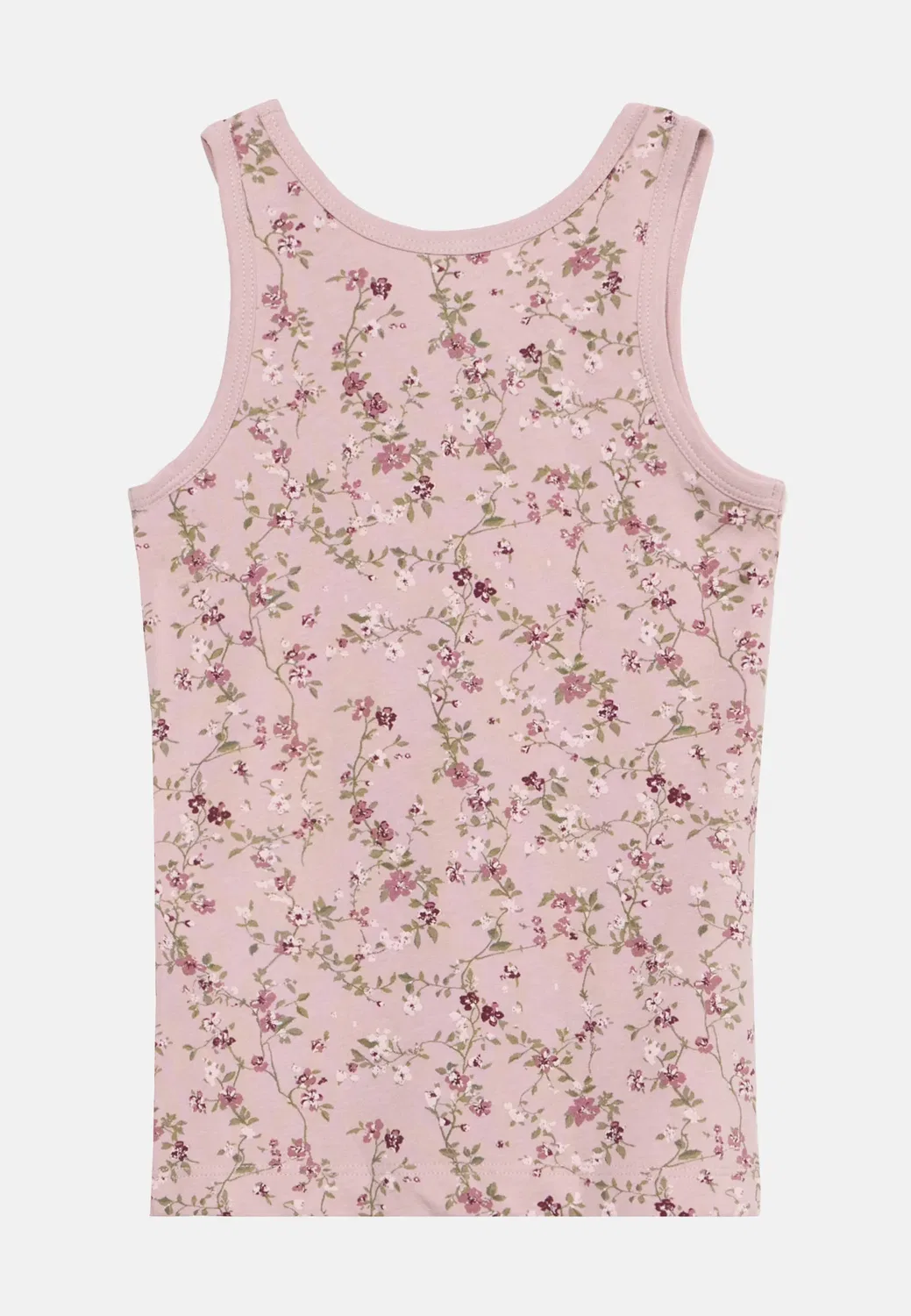 Nmftank top 2pack violetflower noos - undershirt Name It, Violet Icepack:W/ Wistful Mauve — фото 3
