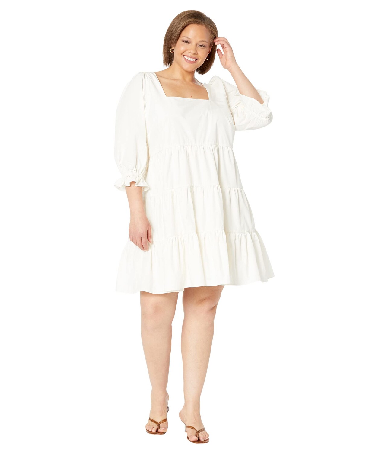 

Платье Madewell, Plus Poplin Lizzie Babydoll Dress
