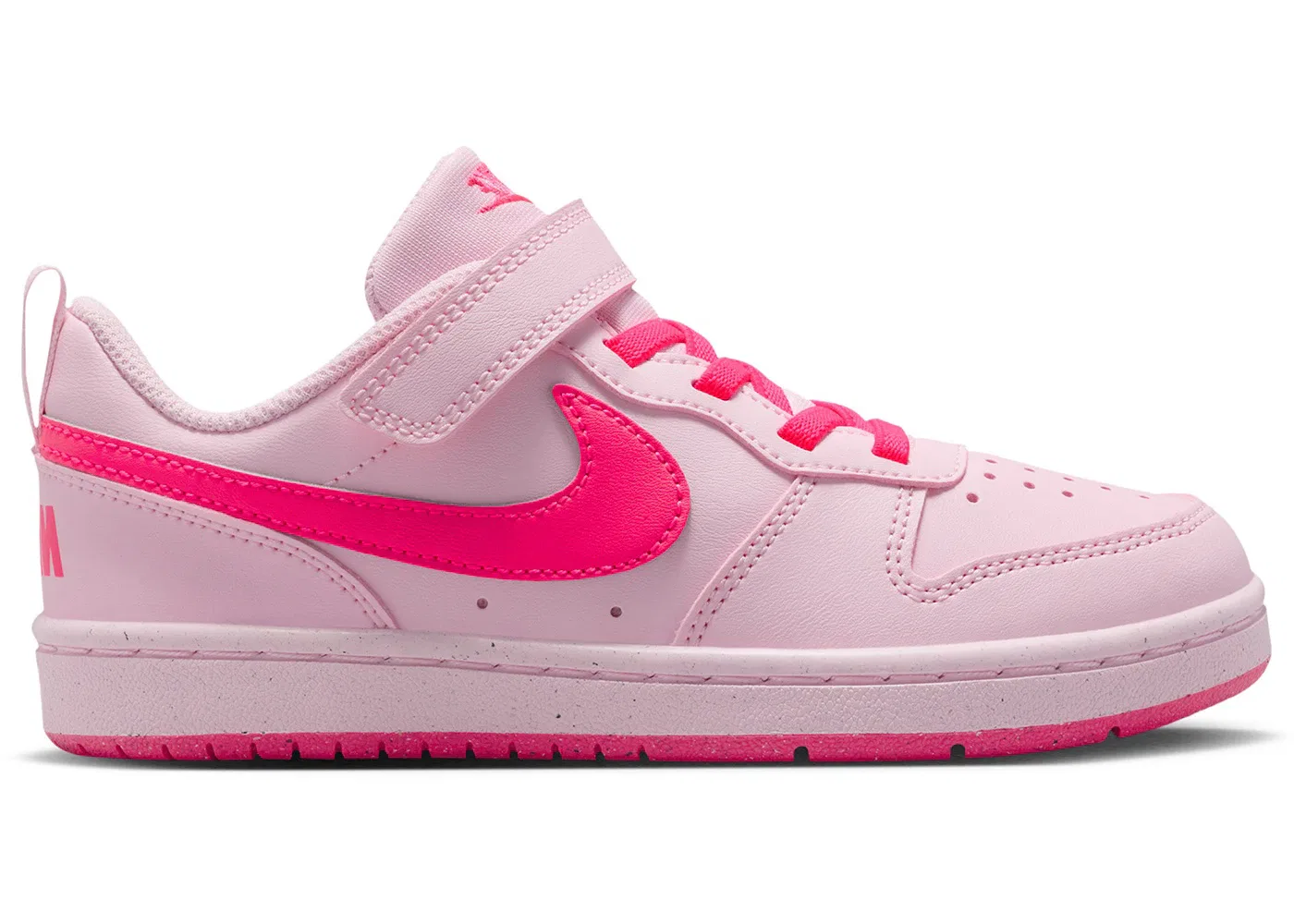 Детские кроссовки для мальчиков и девочек Nike Court Borough Low Recraft, Pink Foam/White/Hyper Pink