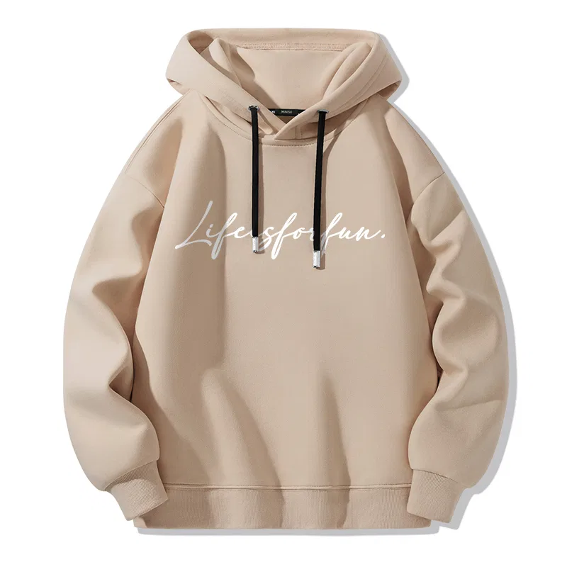 Детский худи с капюшоном Handwritten Life MINISO, Khaki