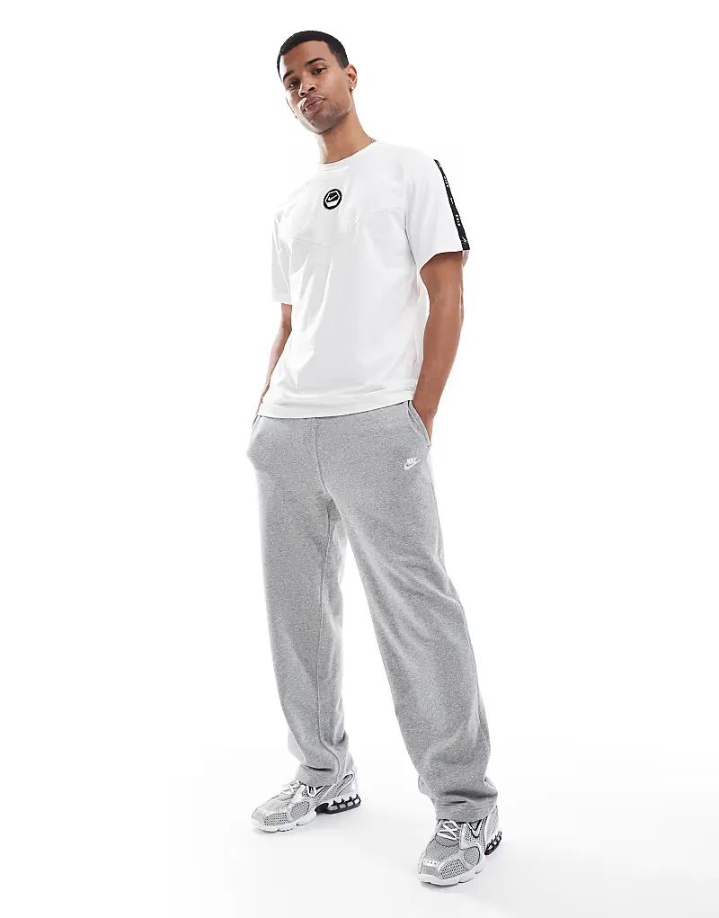 Спортивные брюки Nike Club French Terry прямого кроя серого